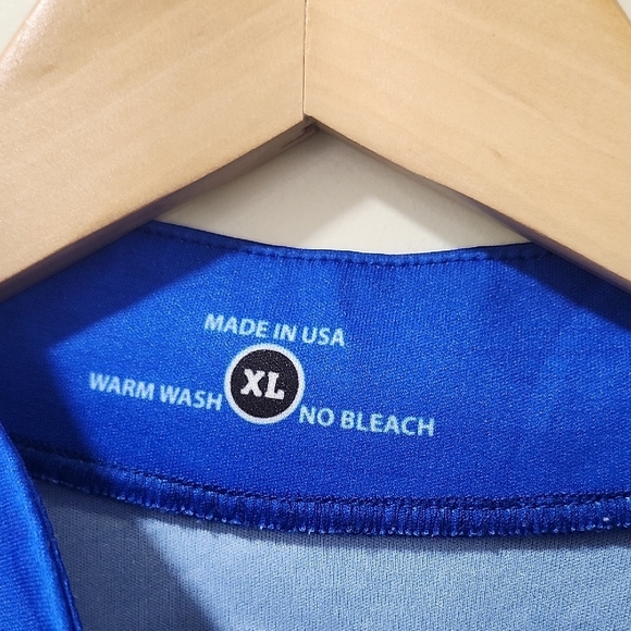 Elite Blue and White Men's Performance Jersey - Picture 2 of 10